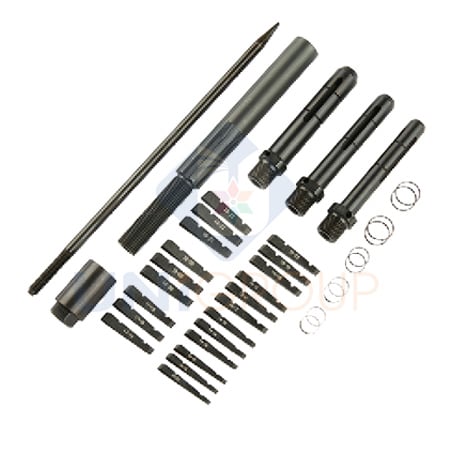 trục kẹp ống dạng côn