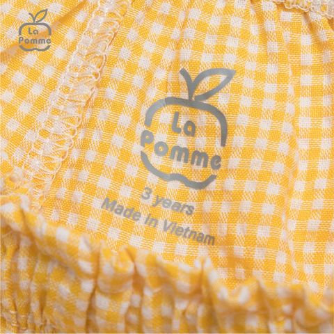  Bộ ba lỗ La Pomme Caro Babydoll - Vàng 