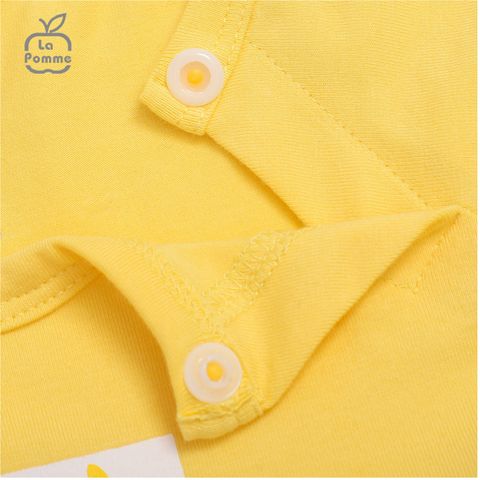  Bộ cộc tay La Pomme sắc màu vui nhộn - Vàng 