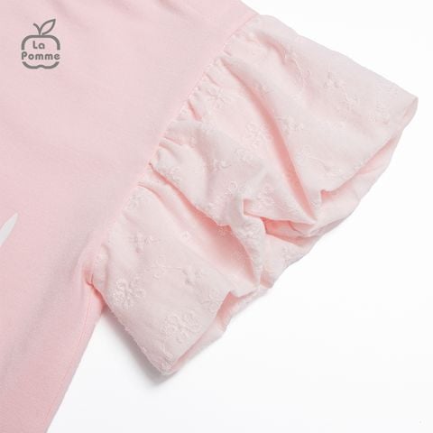  Bộ cộc tay La Pomme Shining Smile - Hồng 