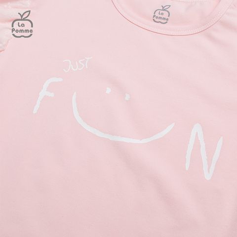  Bộ cộc tay La Pomme Shining Smile - Trắng 