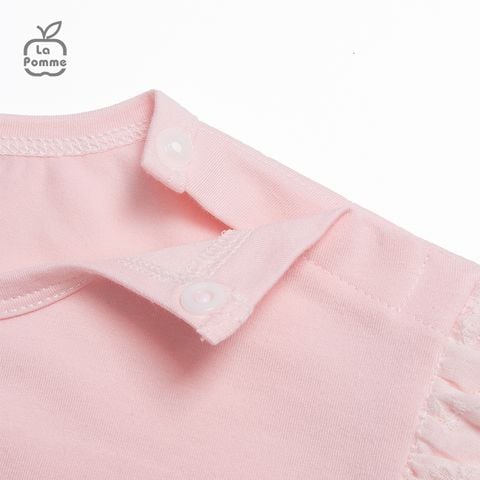  Bộ cộc tay La Pomme Shining Smile - Trắng 