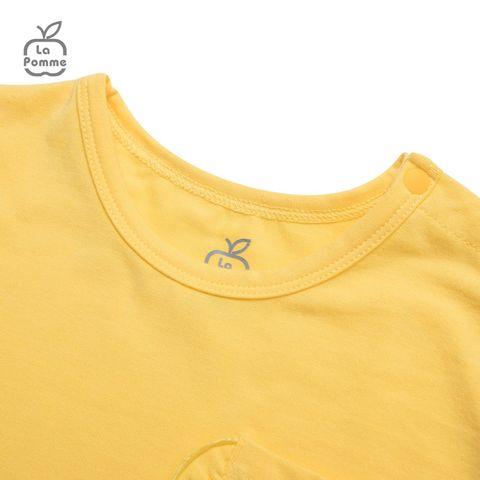  Bộ cộc tay La Pomme túi bèo - Trắng 