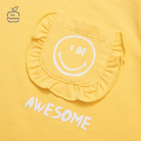  Bộ cộc tay La Pomme túi bèo - Vàng 