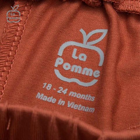  Bộ cộc tay La Pomme Smiling Polo - Ghi 