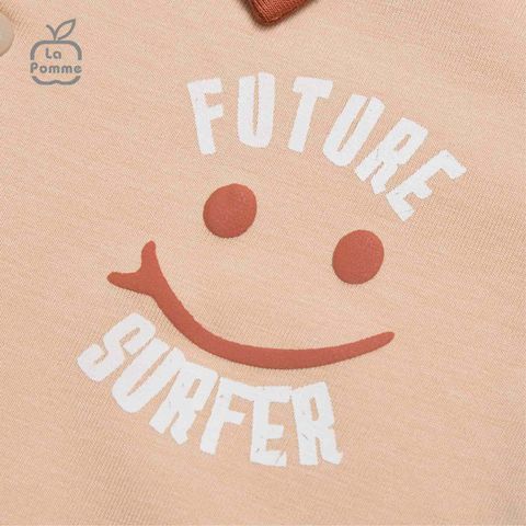  Bộ cộc tay La Pomme Smiling Polo - Be 