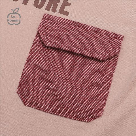  Bộ cộc tay La Pomme túi hộp năng động - Nâu 