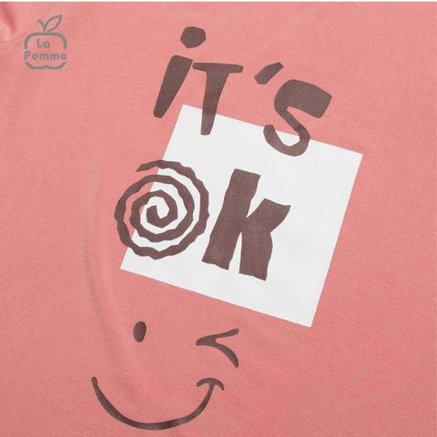  Bộ cộc tay La Pomme It's OK - Xanh lá 