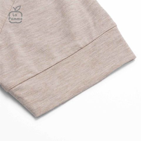  Bộ cộc tay La Pomme It's OK - Nâu 