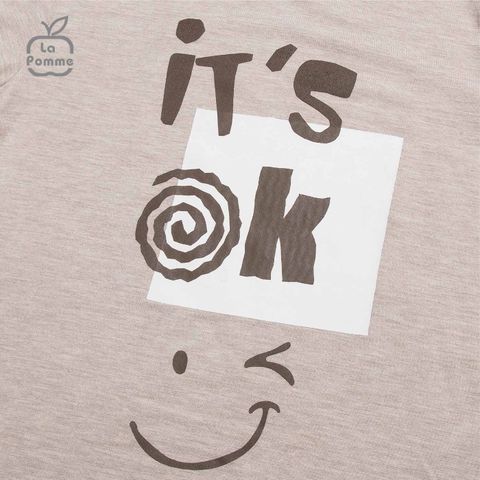  Bộ cộc tay La Pomme It's OK - Hồng Cam 