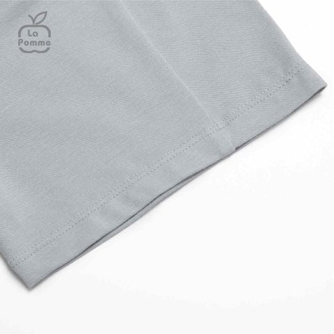  Bộ cộc tay La Pomme Funny Face - Ghi 