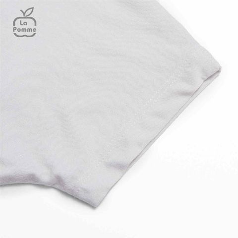  Bộ cộc tay La Pomme Funny Face - Ghi 