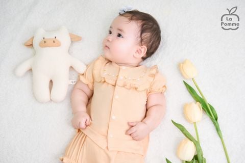  Bộ cộc tay La Pomme bèo nhún dễ thương 