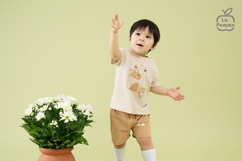  Bộ cộc tay La Pomme Bạn nhỏ đáng yêu 