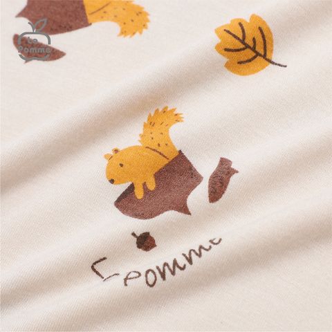  Bộ dài tay La Pomme Sóc nhí - Nâu 