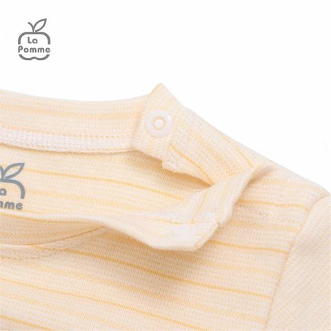  Bộ dài tay La Pomme Phong thư sóc nhỏ - Kẻ vàng 