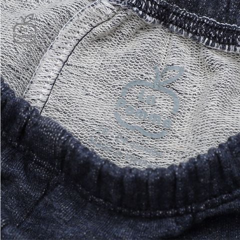  Bộ dài tay La Pomme Phong thư sóc nhỏ - Kẻ vàng 