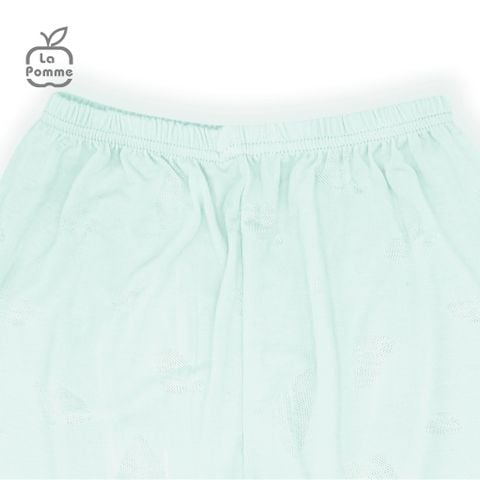  Body chip dài tay La Pomme cúc lệch Teddy Bear - Xanh vàng 