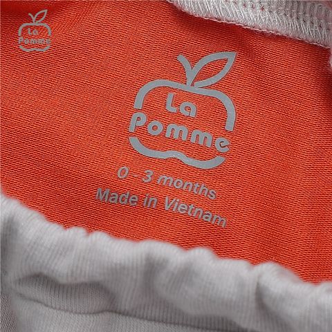  Bộ dài tay La Pomme cúc giữa Baby Racoon - Hồng 