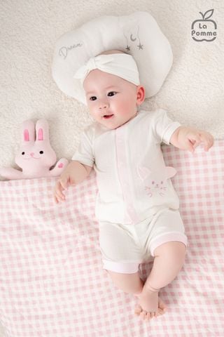  Bộ cộc tay cúc giữa La Pomme Bạn nhỏ ngộ nghĩnh 