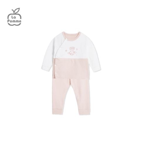  Bộ Dài Tay La Pomme Cúc lệch Fun Galaxy - Hồng 