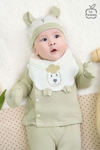  Mũ sơ sinh La Pomme cừu bông năng động 