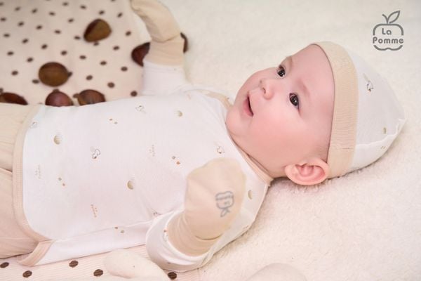  Set bao tay bao chân La Pomme Họa tiết bé xinh 