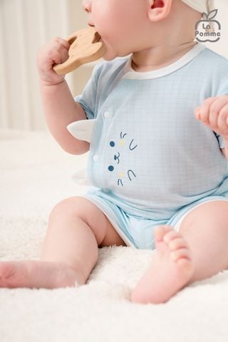  Bộ cộc tay cúc lệch La Pomme Bạn nhỏ ngộ nghĩnh 