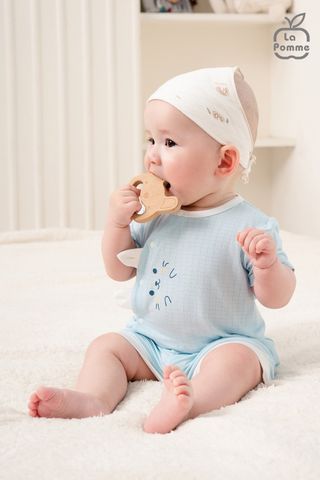  Bộ cộc tay cúc lệch La Pomme Bạn nhỏ ngộ nghĩnh 