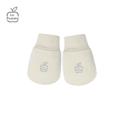  GHF060 Set bao tay bao chân La Pomme Ngôi sao nhỏ - 0M Trắng Xanh 