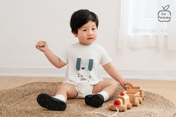  Body cộc tay La Pomme Chú cún tai dài 