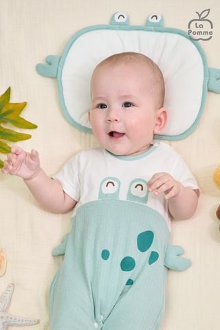  Body cộc tay La Pomme Chú cua phối màu 