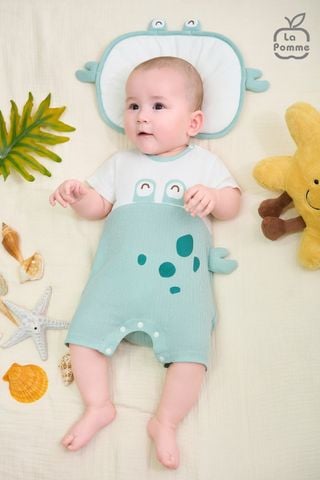  Body cộc tay La Pomme Chú cua phối màu 