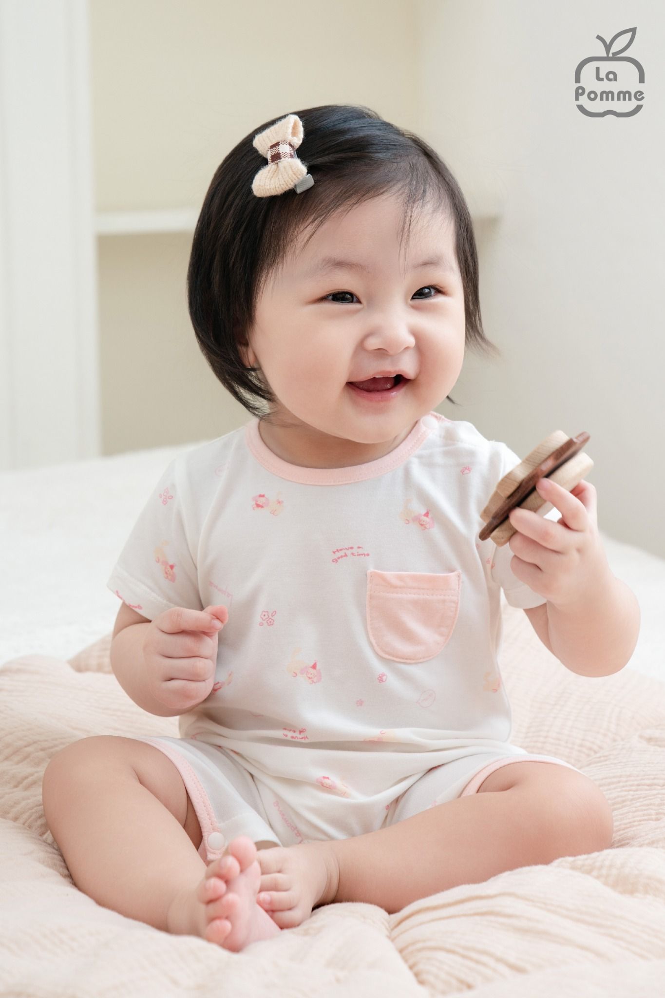  Body cộc tay La Pomme họa tiết ngộ nghĩnh 