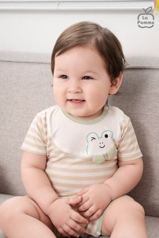  Body cộc tay La Pomme Ếch con vui nhộn 
