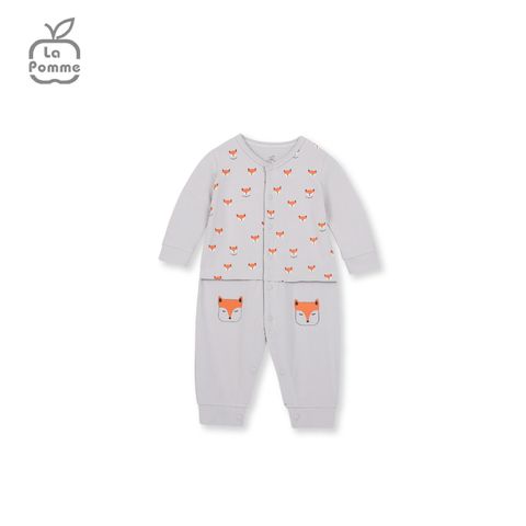  Body dài tay La Pomme Baby Racoon - Nâu 