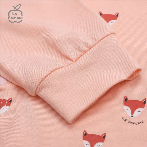  Body dài tay La Pomme Baby Racoon - Ghi 