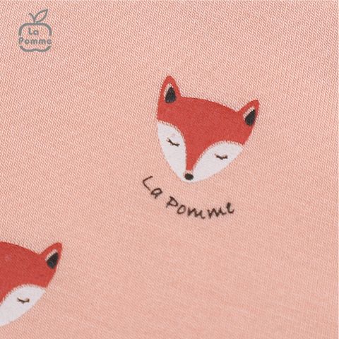  Body dài tay La Pomme Baby Racoon - Hồng 