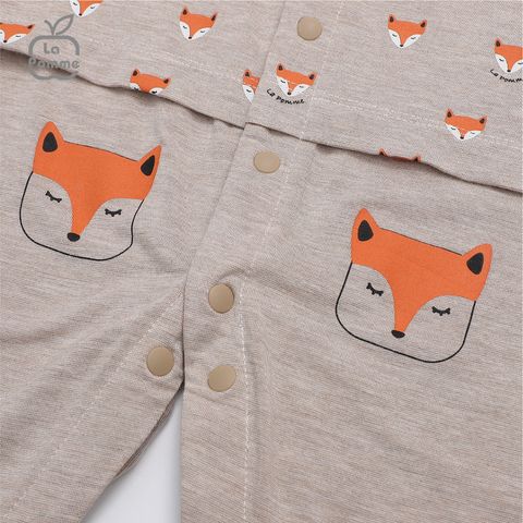  Body dài tay La Pomme Baby Racoon - Hồng 