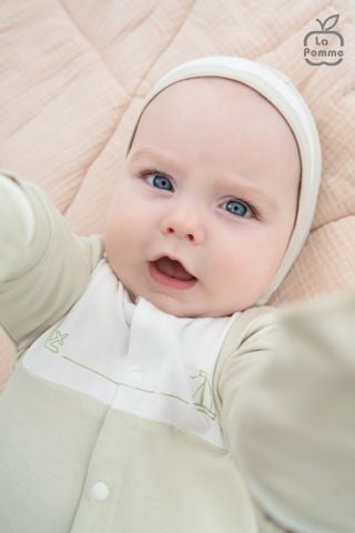  Body dài tay La Pomme phối cổ ngọt ngào 