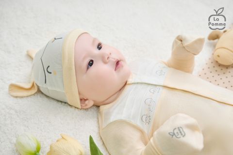  Body dài tay La Pomme cừu bông năng động 