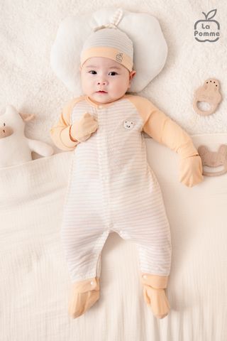  Body dài tay La Pomme Kẹo ngọt bé con 