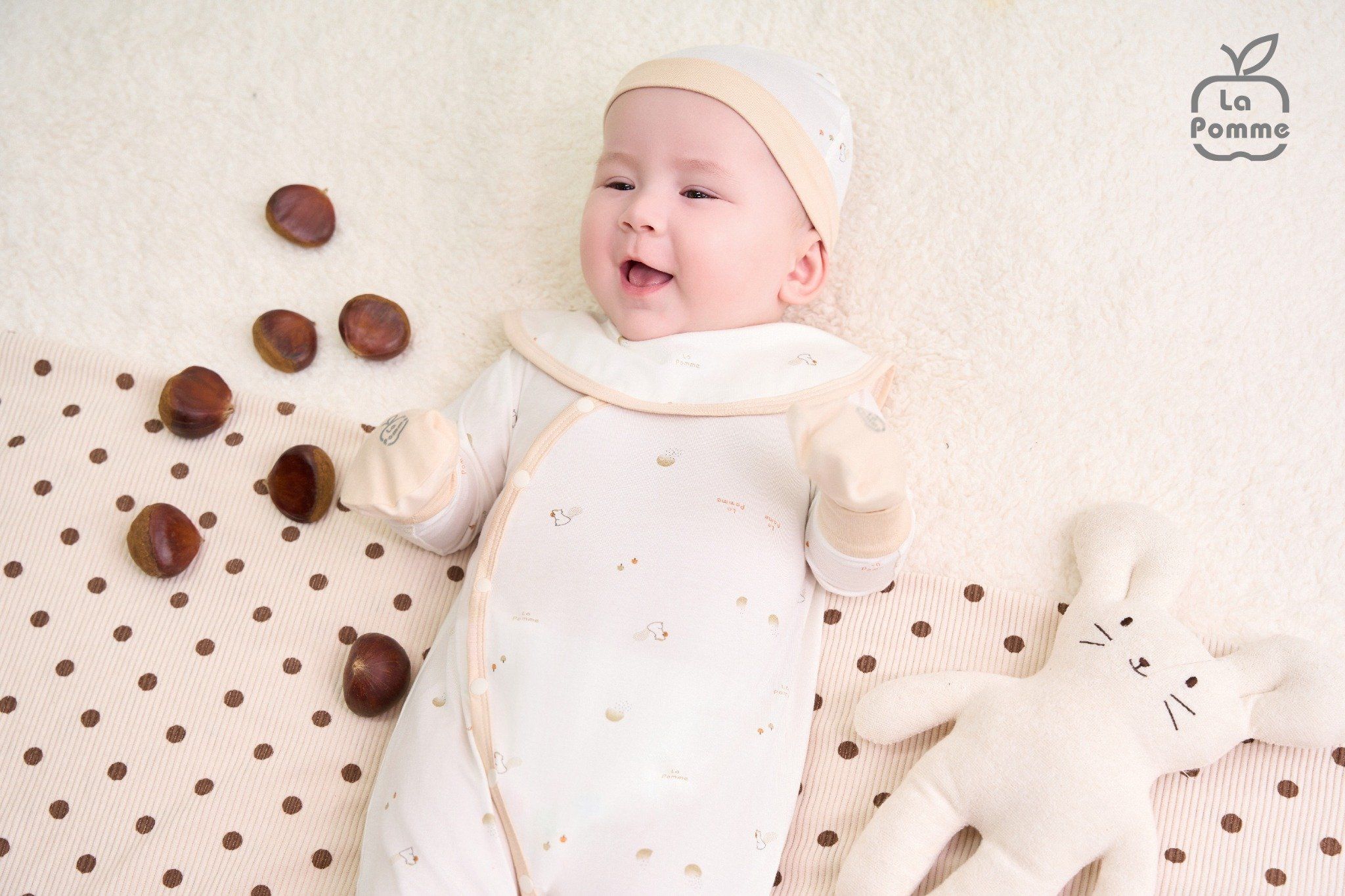  Yếm La Pomme Họa tiết bé xinh 