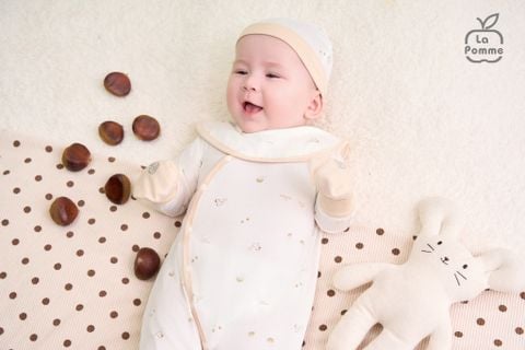  Body dài tay La Pomme Họa tiết bé xinh 