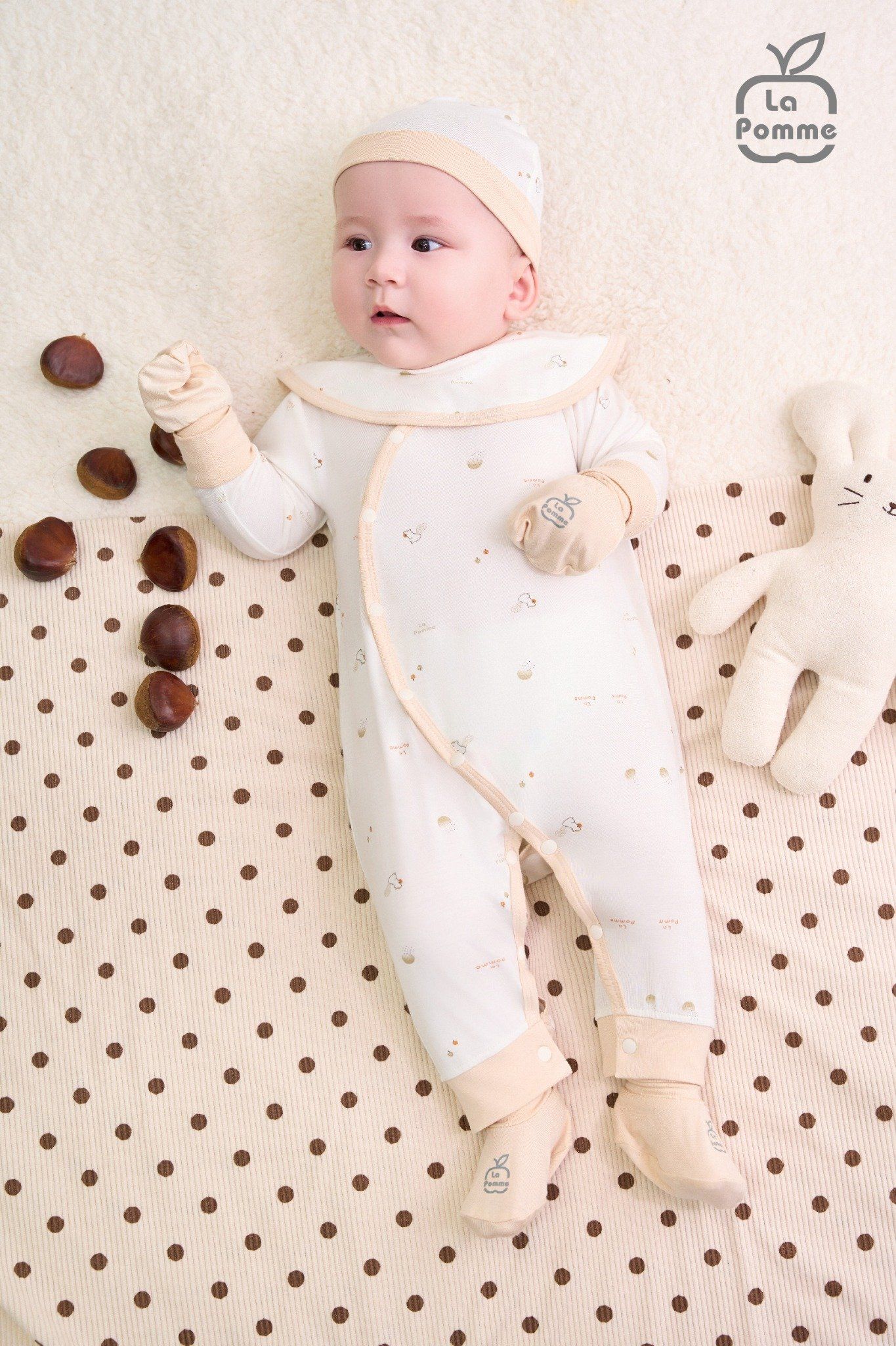  Yếm La Pomme Họa tiết bé xinh 