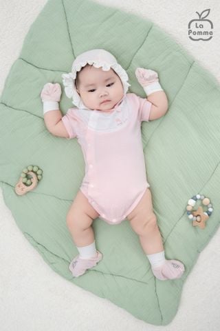  Set bao tay bao chân hoa nhỏ ngọt ngào 