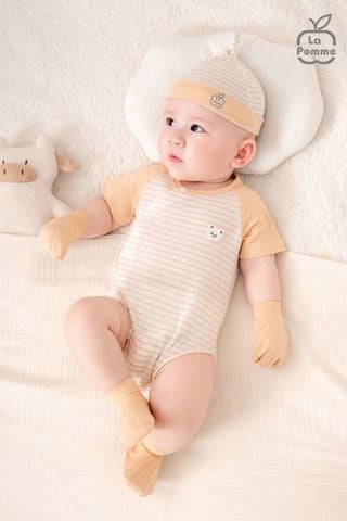  Set bao tay bao chân La Pomme Kẹo ngọt bé con 