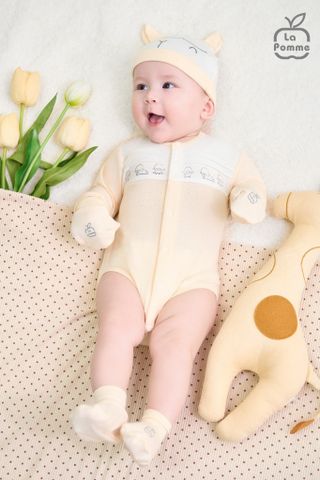  Mũ sơ sinh La Pomme cừu bông năng động 