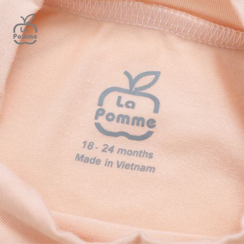  Áo Cổ 3cm La Pomme Little Bear - Ghi 