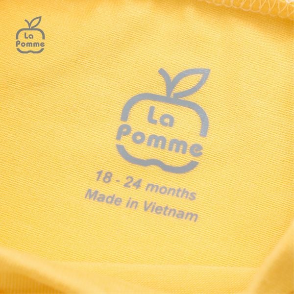  Áo Cổ 3cm La Pomme Little Bear - Vàng 